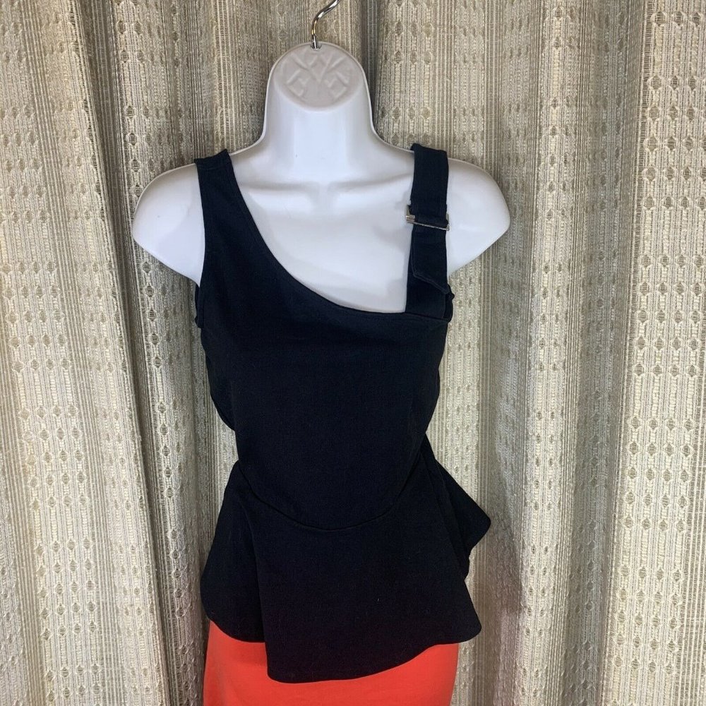 Express ~ One Eleven ~ Black Tank Top Size XS Buckle Adjustable Strap ~ YaY!